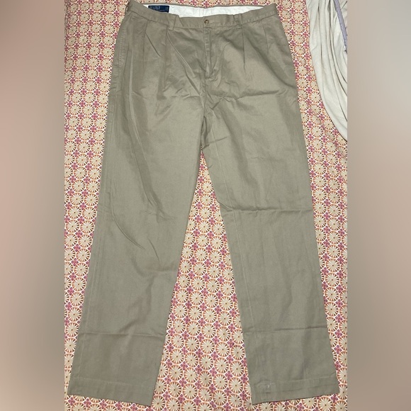 Polo by Ralph Lauren Men's Khaki Chinos | Ethan Pant | Size 38 X 34 - Picture 1 of 14